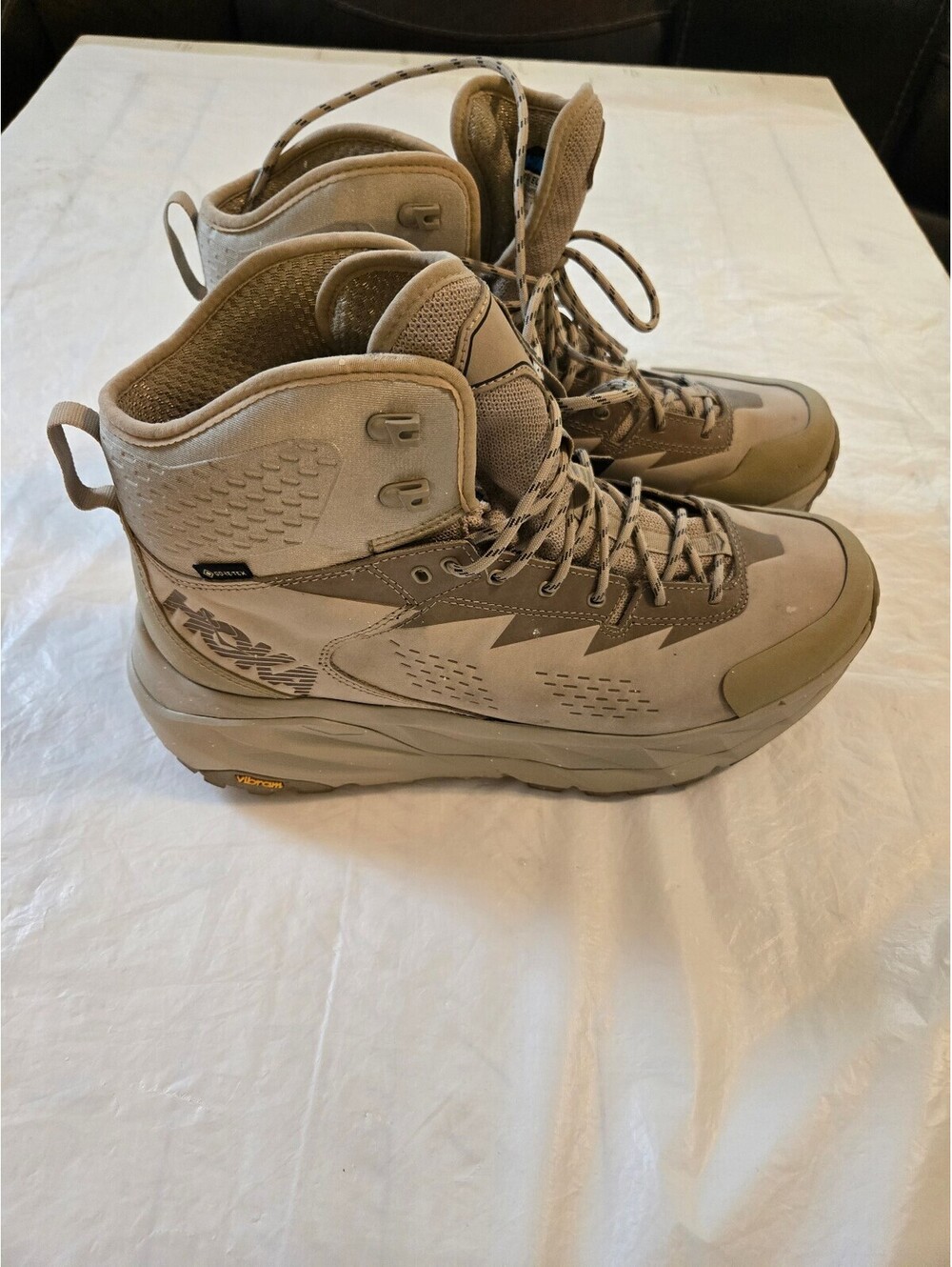 HOKA One One Kaha GTX GORE-TEX Hiking Boots Men’s 12 Dune Oxford Tan 1112030